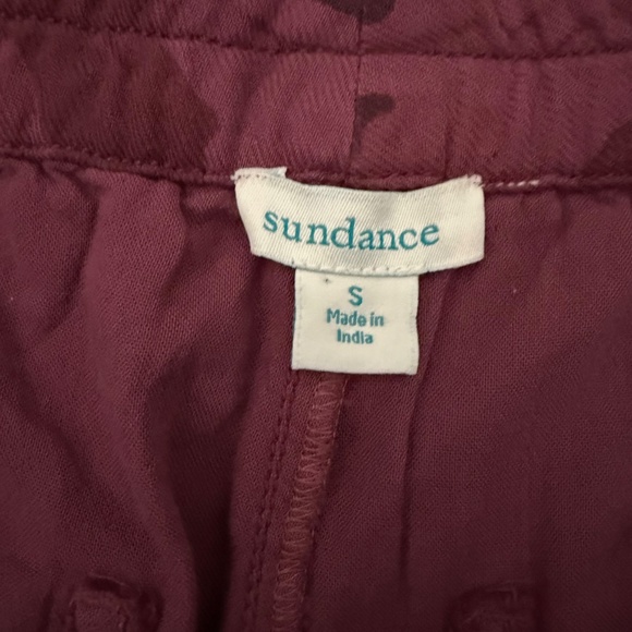 SUNDANCE Women’s Grandview Cotton Berry Camo Pants Size Small - Picture 3 of 16